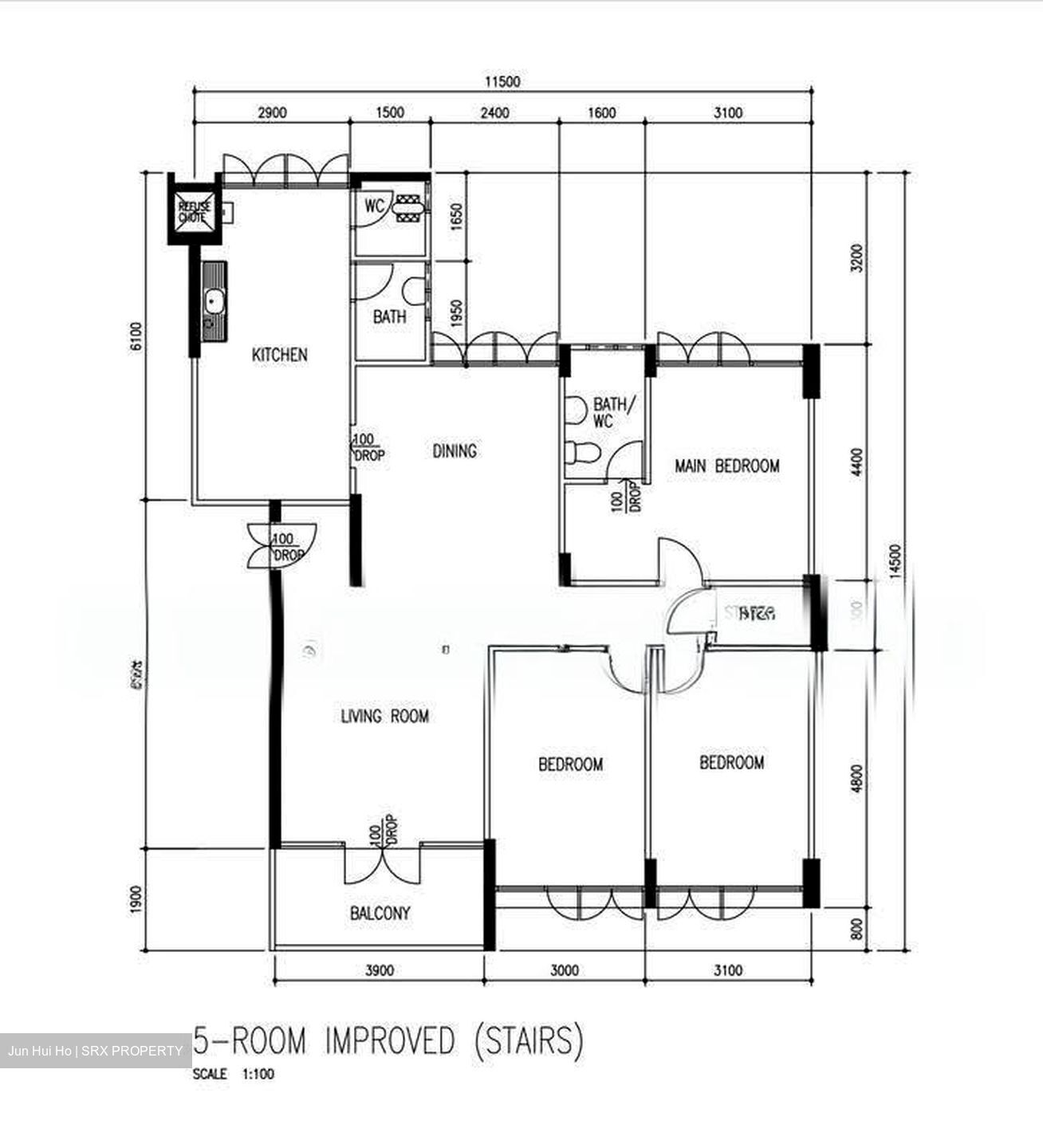 Blk 552 Bedok North Avenue 1 (Bedok), HDB 5 Rooms #617548651